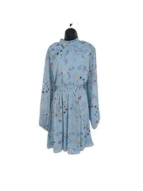 Torrid Celestial Star Smocked Chiffon Dress Fairy Whimsical Coquette Y2K Plus 3X